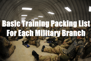 Basic Training Packing List for Each Military Branch - Operation ...