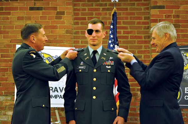 Soldier Recieves Promotion To Second Lieutenant 