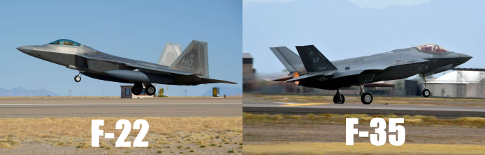 F-22 is a monster. Size comparison of F-16/F-35/F-22[600x379] : r