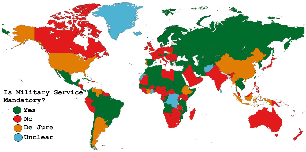 85 Countries With Required Military Service In 2023 Operation 