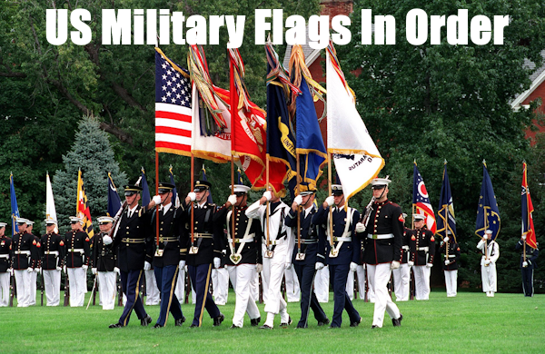 US Military Flags in Order of Precedence - Operation Military Kids