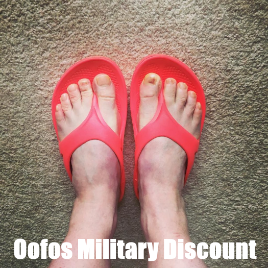 oofos military discount