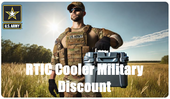 rtic coolers military discount