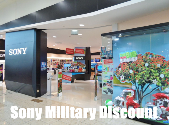 sony military discount